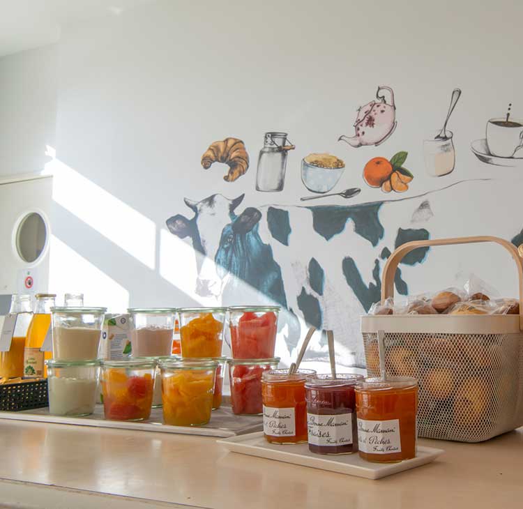 Buffet de petit déjeuner