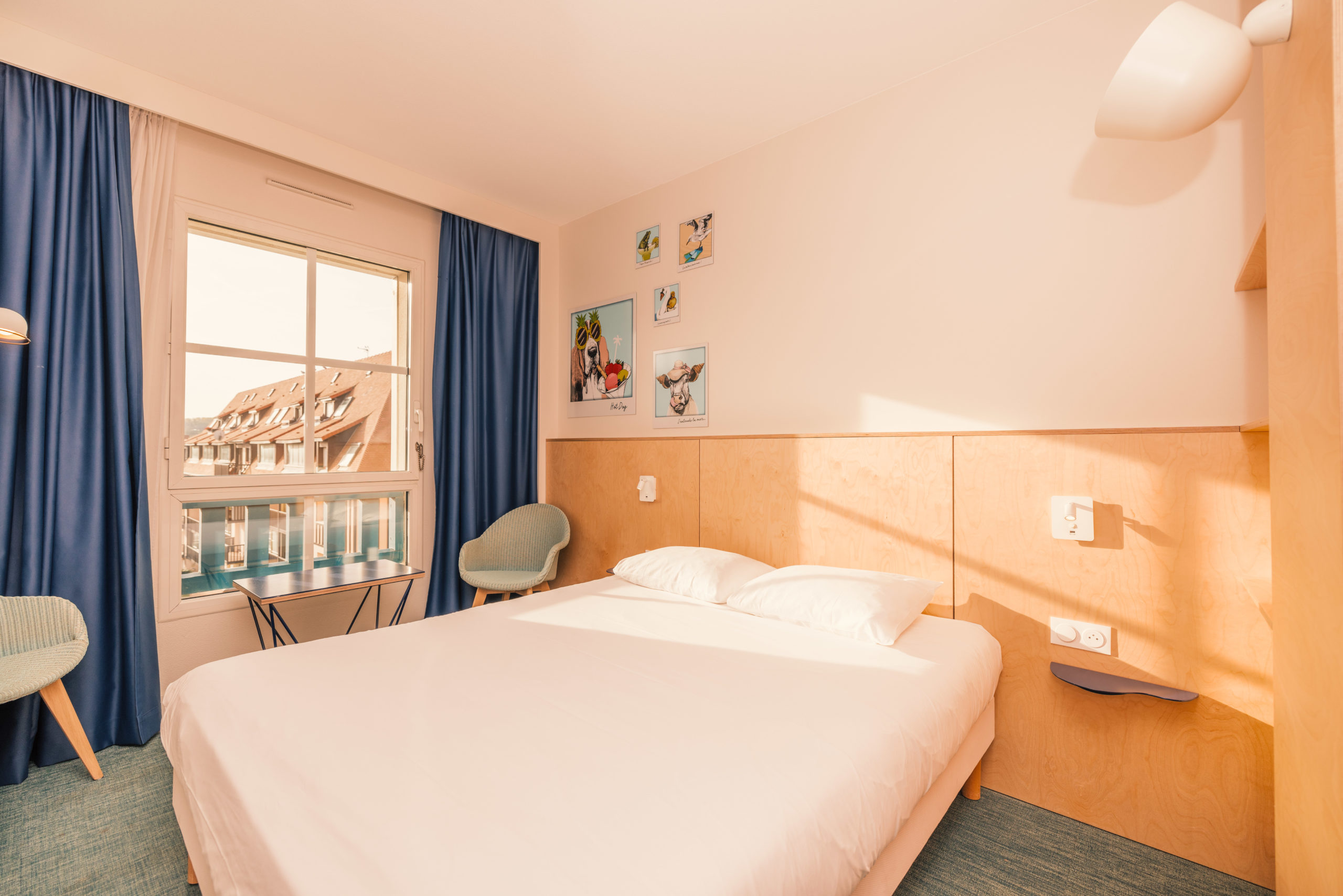 Chambre double Jardin - Vue Jardin - Ibis Styles Deauville villers sur mer